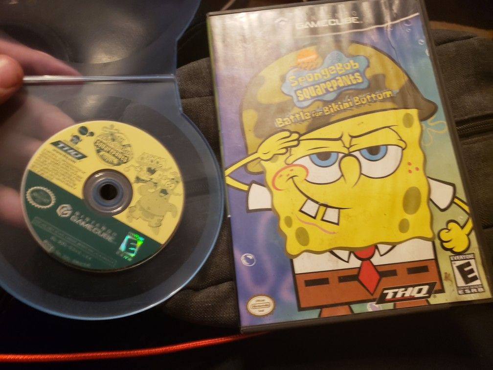 SpongeBob SquarePants: The Battle for Bikini Bottom GameCube 2004 CIB Complete