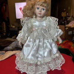 Vintage Porcelain Doll, From 1990’s