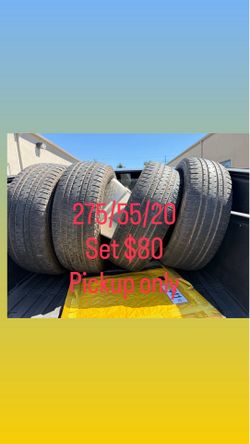 275/55/20 tires set tire