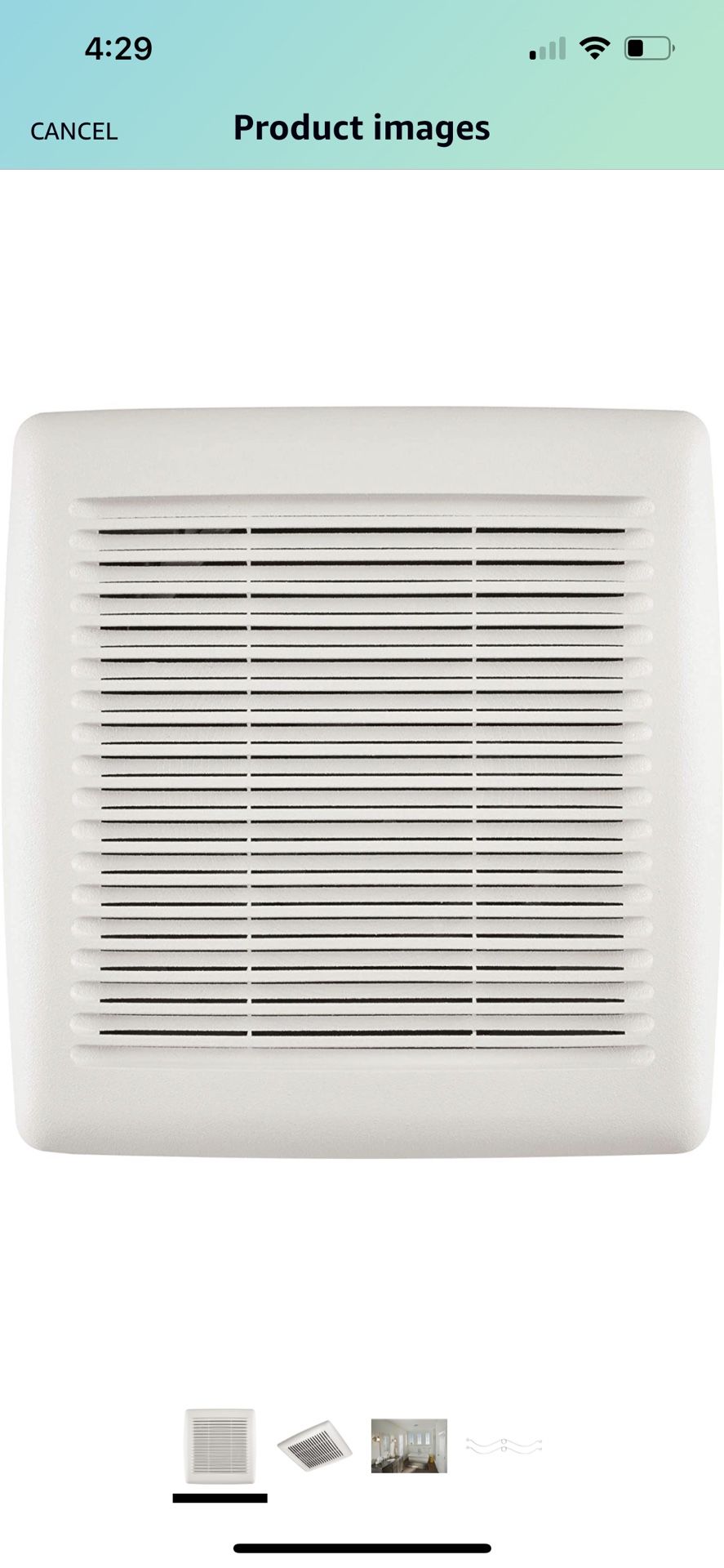 Broan-NuTone FGR300 Grille Cover, 11.25 x 11.75 x 1 inches, White