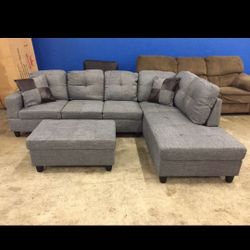 Sectional And Ottoman
