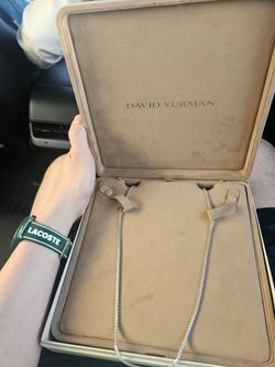 David Yurman White gold chain