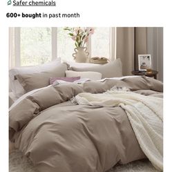 King Size Duvet Cover Bedsure Khaki