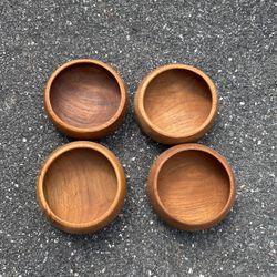 Genuine Teak Salad Bowls 