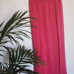 Lauren Ralph Lauren Womens Evening Dress Hot Pink Shirred Strapless Gown 
