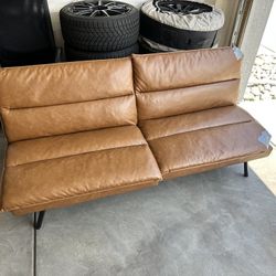 Mainstays Faux Leather Futon
