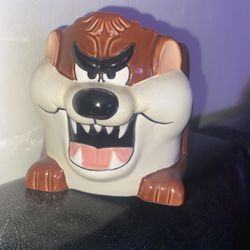 Vintage  Tazmanian Devil TAZ Coffee Mug Cup 3D National Lampoon Christmas