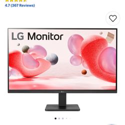 LG - 27” IPS 3-Side Borderless FHD 100Hz AMD 100Hz  FreeSync Monitor (HDMI) - Black 