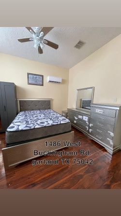 Furniture bedroom set and mattress