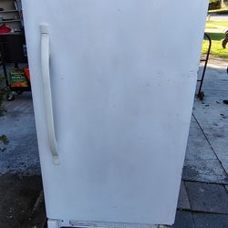 Kenmore Single Door 15 Cubic Ft. Standup Freezer White With Auto Defrost - Used In Good Condition 