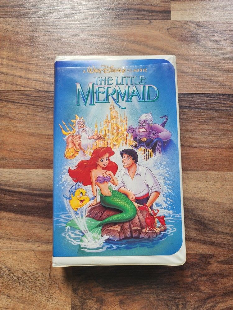 Disney The Little Mermaid VHS *BANNED* Cover - Black Diamond Edition