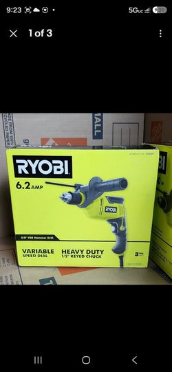 Ryobi 6.2 Amp VSR Hammer Drill