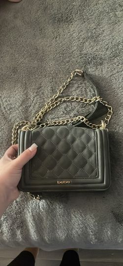 Bebe Quilted Chain Shoulder Bag