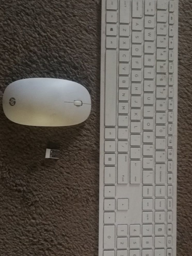 wireless HP keyboard and mouse