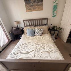 Full Bed Frame (Brown / Espresso)