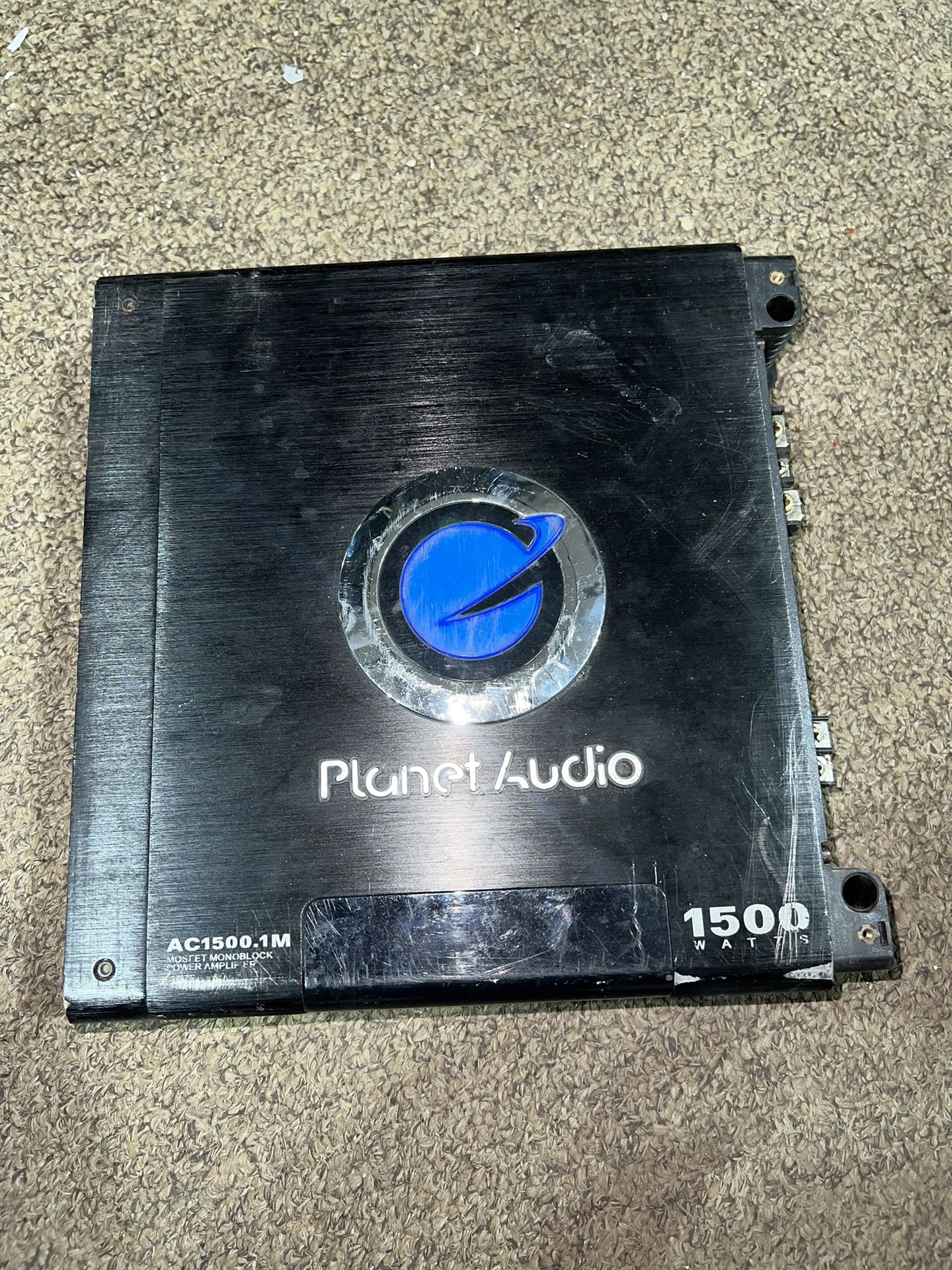 Planet Audio AC1500.1M Anarchy Class AB Mono Amplifier 1500W Max 700W x 1 @4 OHM 1100W x 1 @ 2 ohm