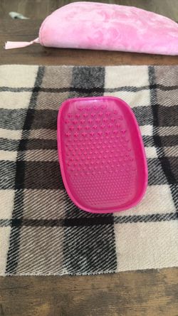 Headband, brush cleaner and brush
