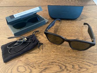 Bose Frames Alto Audio Sunglasses + Mirrored Silver Lenses Bundle – Like New