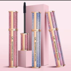 Waterproof Mascara- 4D Silk Fiber Lash Mascara,Waterproof Mascara, Longer,Thicker,Voluminous Eyelash