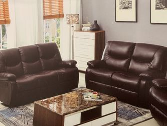 Awesome Deal brand new 2PC Reclining Sofa and Love Seat