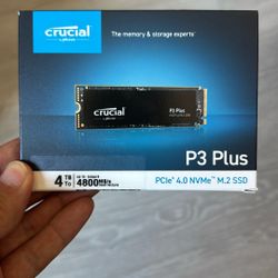Crucial P3 4TB SSD M.2