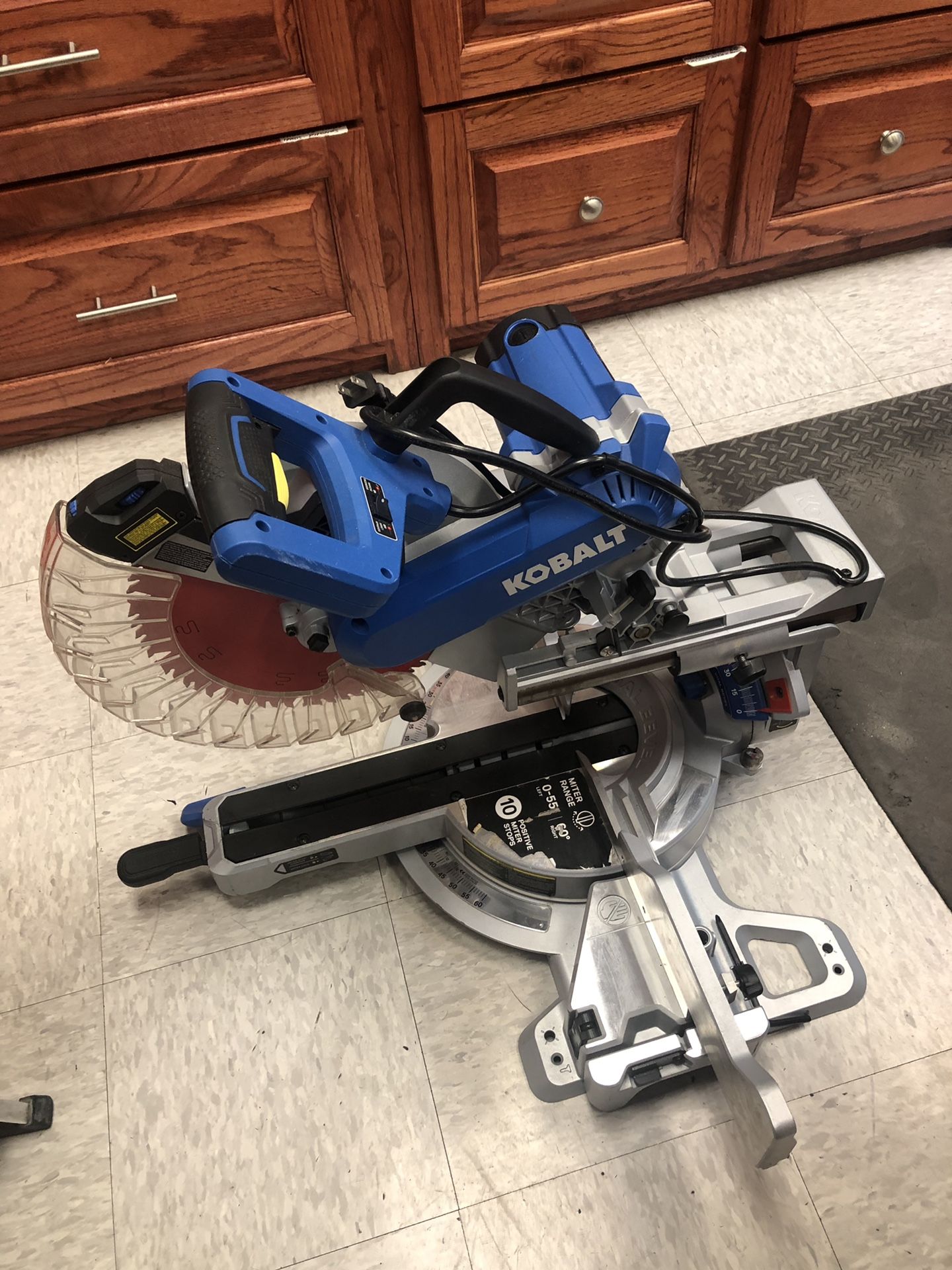 Kobalt 12” Compact Sliding Dual Bevel Miter Saw 0857242 for Sale in