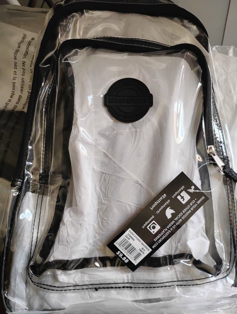 Eastsports Clear Bookbag
