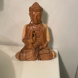 Wooden Buddha Hand Carved From Bali