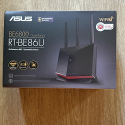 asus router Be6800 Dual