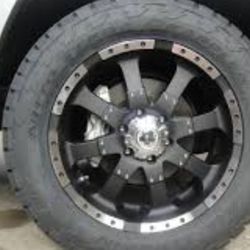 Titan Wheels Off Road Rims Silverado Tundra Ram F-150 Balistic Pro Comp KMC Method Tacoma Wrangler Yukon Tahoe 