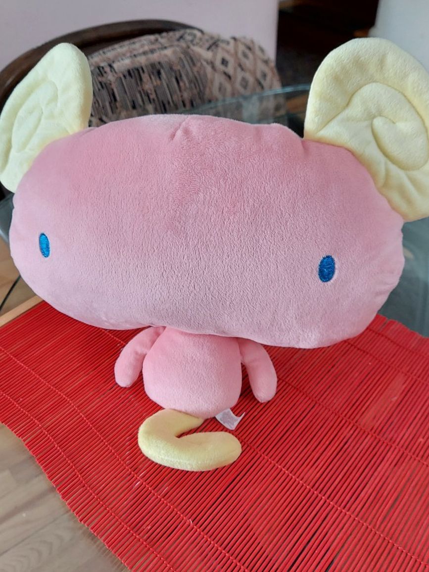 MARYOKU YUMMY OOKA. Pink TOOTH FAIRY wishes Stuffed Plush Pocket Pillow Toy.