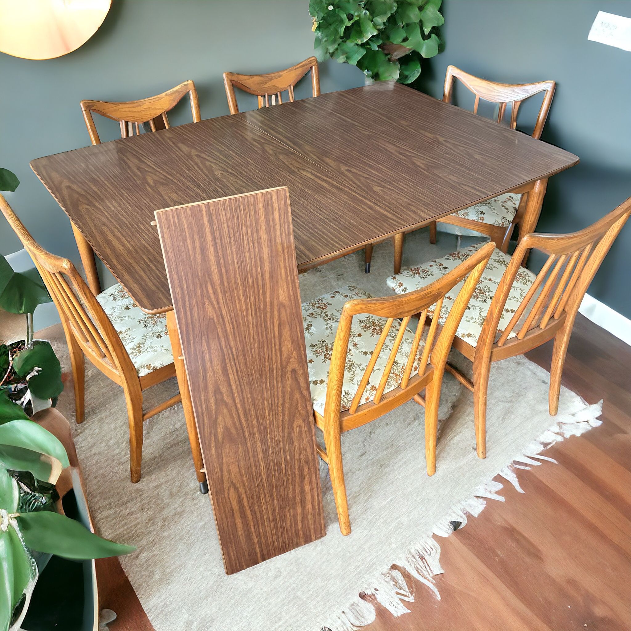 Keller Furniture MCM Wood Table + Chairs 
