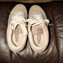 Vintage Vans Beige suede  Lace Up Shoes