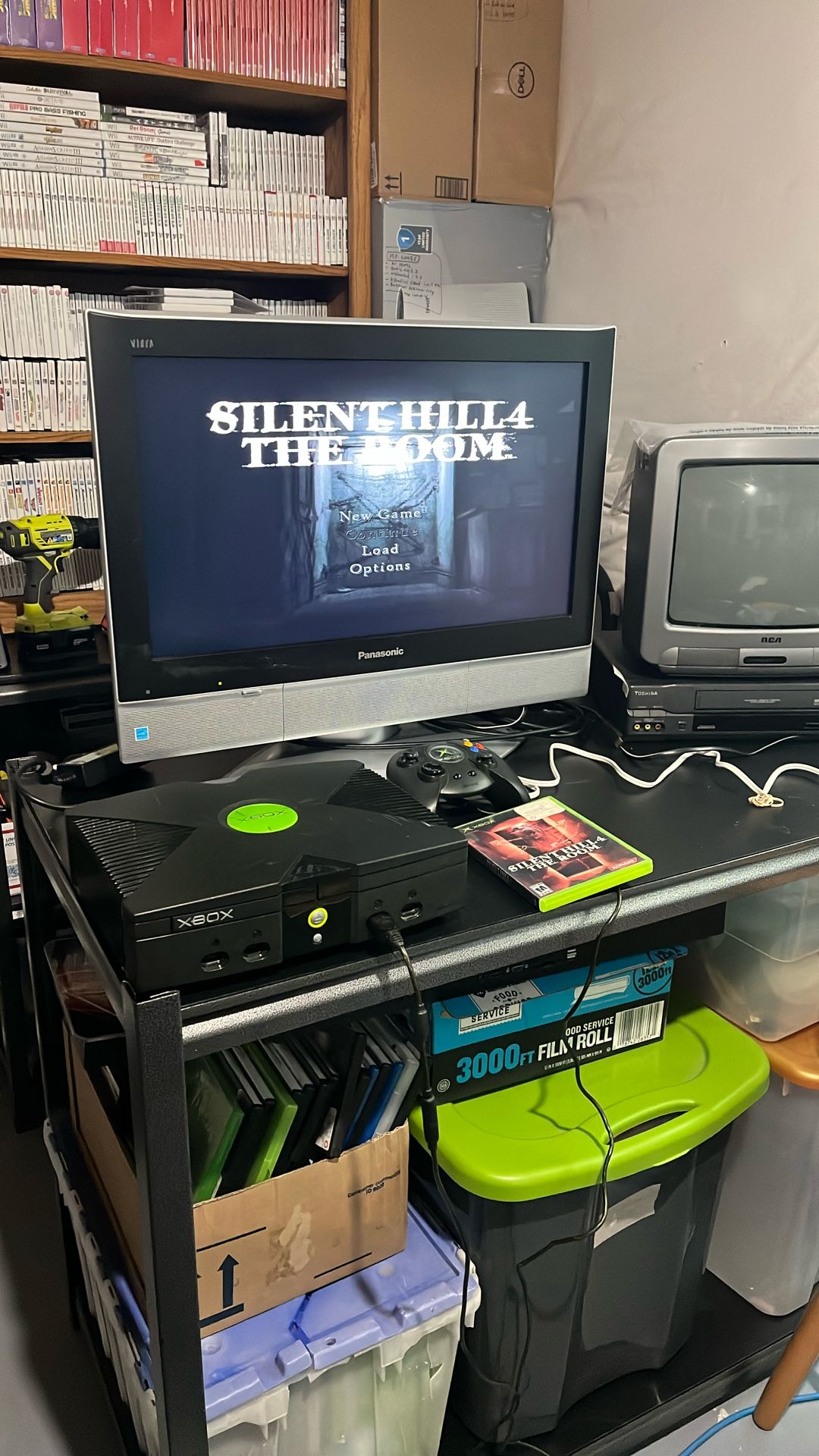 Microsoft Xbox + Silent Hill 4 The Room (Rare), Suffering, Doom 3