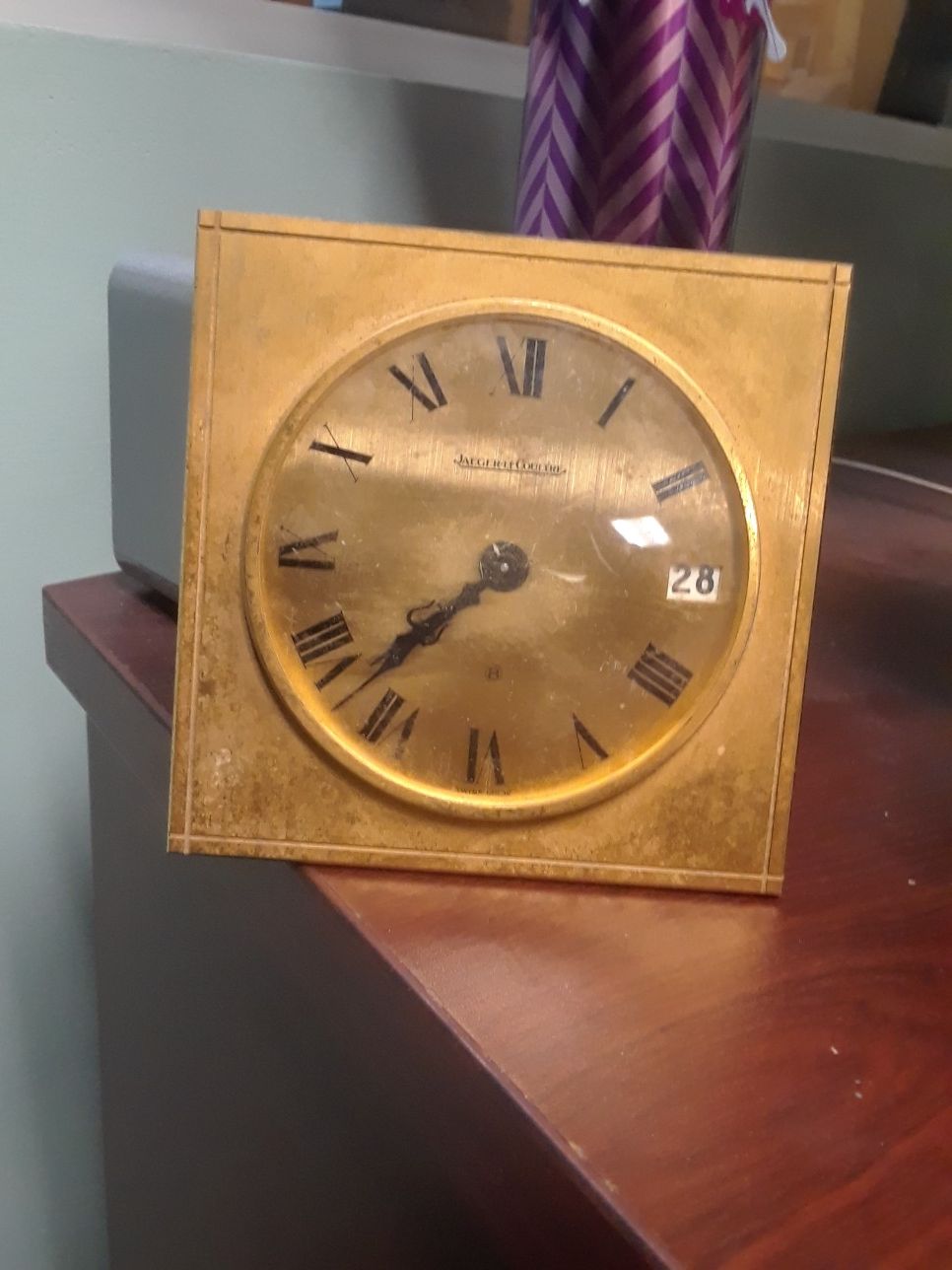 Jaeger lecoultre swiss desk clock 1960