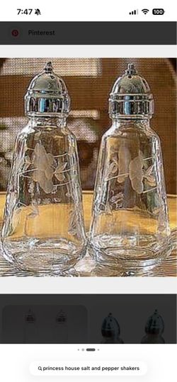 Princess House salt and pepper
