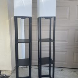 Floor Lamp With Shelves