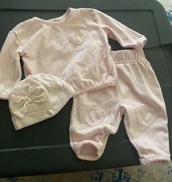 2 Pink Baby Outfits