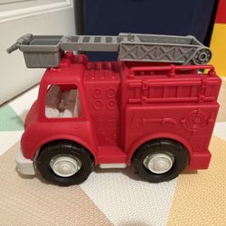 Dump truck, mega blocks building toys cement mixer truck, CAT front loader, fire truck, John Deere lighting wheel tractor/boy toys/construction Truck 