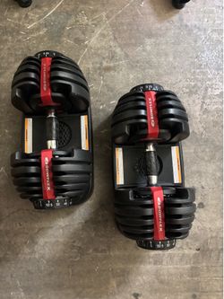 Bowflex dumbbells