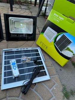 brand new solar lights very bright i have the pair for 80