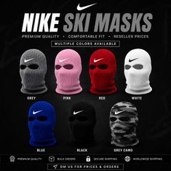 Nike Ski Mask Balaclava Multiple Colors