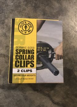 Gold’s Gym Barbell Clips (2 clips)