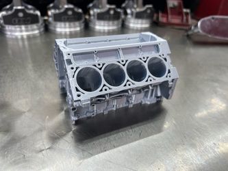 Engine Block V8 business card’s and pen holder