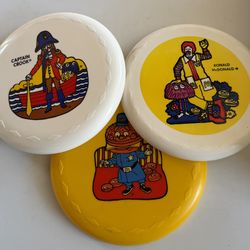 1970’s McDonalds Frisbees