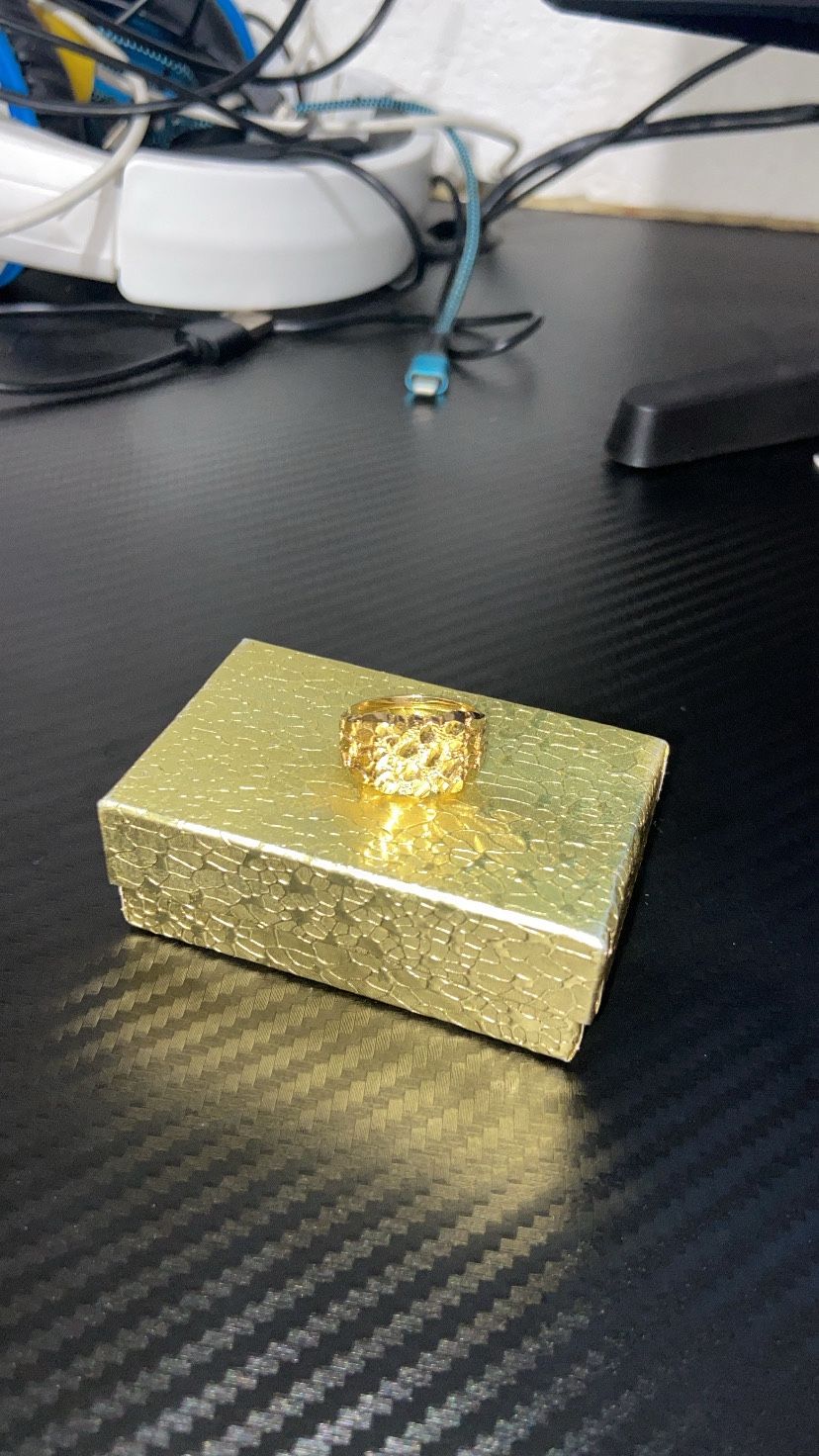 Gold Nugget Ring