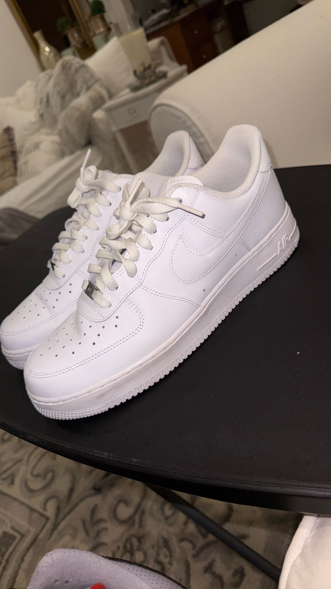 Nike Air Force 1’s, Men’s Size 11 White