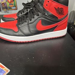 Nike Air Jordan 1 Retro High - “Bred” - Size 10 (No Box) - 555088-023
