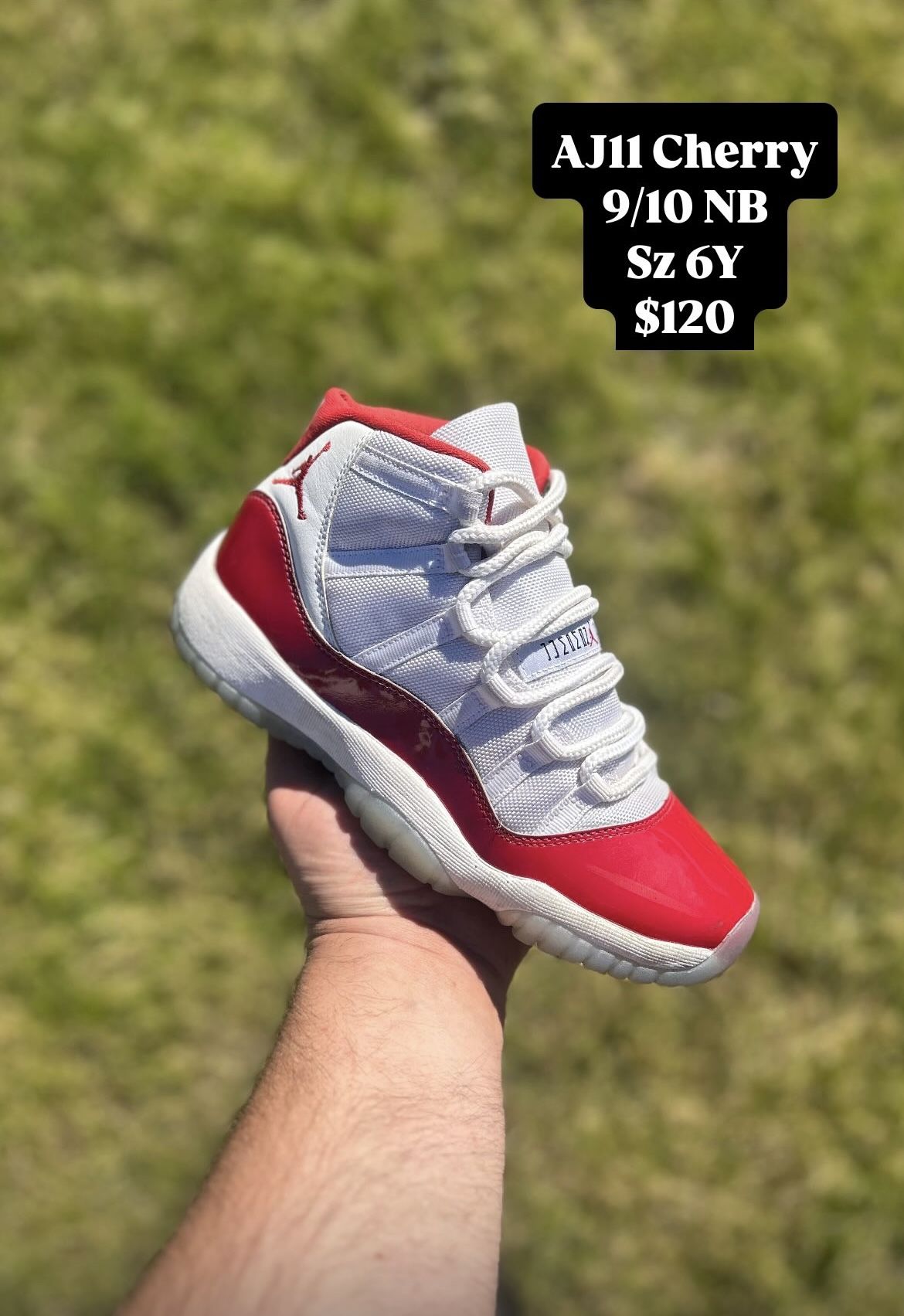 Jordan 11 Cherry Like New Size 6Y
