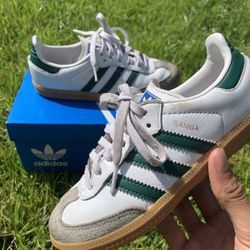 Adidas Samba OG Cloud White Collegiate Green Toddler Size 13 